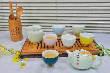 1壺6杯1茶海-金框