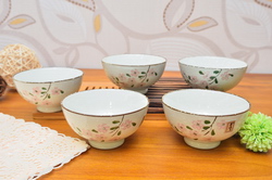 櫻花5入碗組