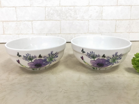 2入紫羅蘭5.3"韓式碗組